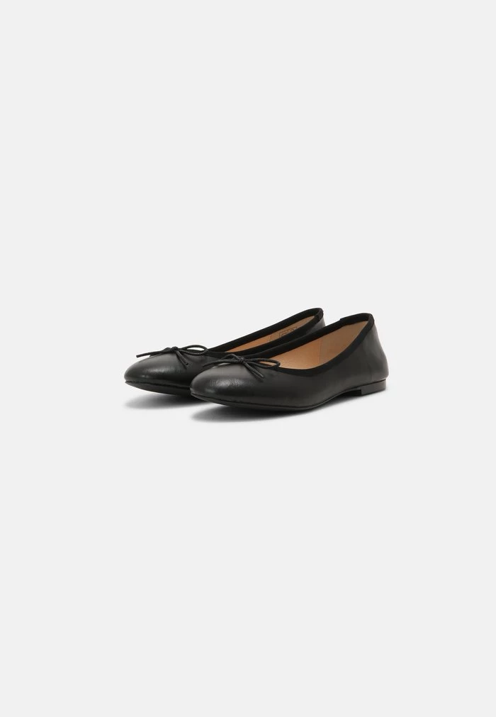 New ❤️ Anna Field LEATHER - Ballet Pumps - Black ✨ 3 New ❤️ Anna Field LEATHER - Ballet Pumps - Black ✨ - Image 3
