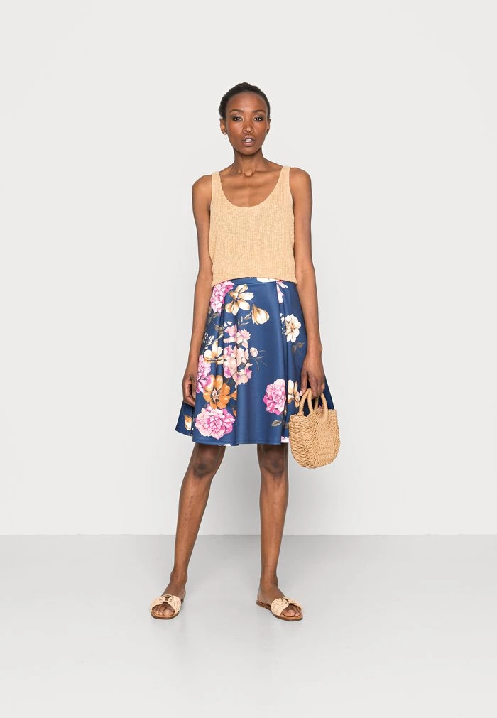 Buy 😀 Anna Field Pleated Skirt - Dark Blue 👏 2 Buy 😀 Anna Field Pleated Skirt - Dark Blue 👏 - Image 2