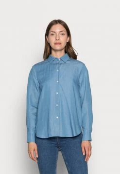 Wholesale 🧨 Anna Field Button-down Blouse - Blue Denim 🎁