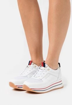 Coupon 😉 Anna Field LEATHER - Trainers - White/gold ✔️