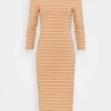 Cheap ⭐ Anna Field Jersey Dress - Camel/white 🛒