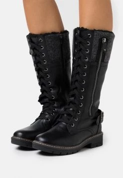Discount 👏 Anna Field WINTER BOOTS - Lace-up Boots - Black 😀