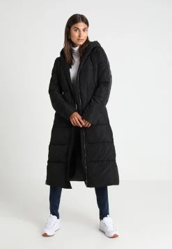 Outlet ✔️ Anna Field LONG COAT WITH HOOD - Winter Coat - Black 🎉
