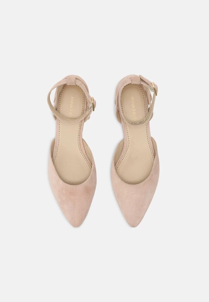 Promo ✨ Anna Field LEATHER - Ankle Strap Ballet Pumps - Beige 🤩 5 Promo ✨ Anna Field LEATHER - Ankle Strap Ballet Pumps - Beige 🤩 - Image 5