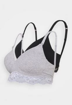 Best reviews of 🌟 Anna Field 2PP MATERNITY BRA - T-shirt Bra - Grey 🎁