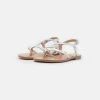 Flash Sale ❤️ Anna Field T-bar Sandals - Silver 🔔 -My Luxe Wardrobe Sales Store d8d98850ed8a48f49f7e9a30a59692db
