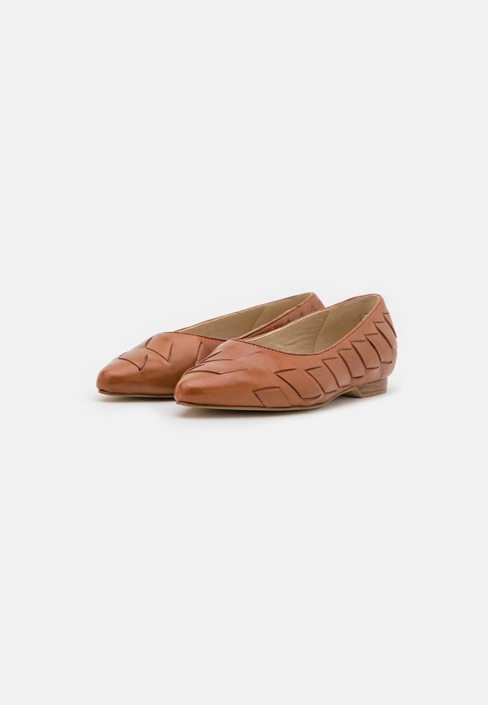 New ✔️ Anna Field LEATHER - Ballet Pumps - Cognac ❤️ 3 New ✔️ Anna Field LEATHER - Ballet Pumps - Cognac ❤️ - Image 3