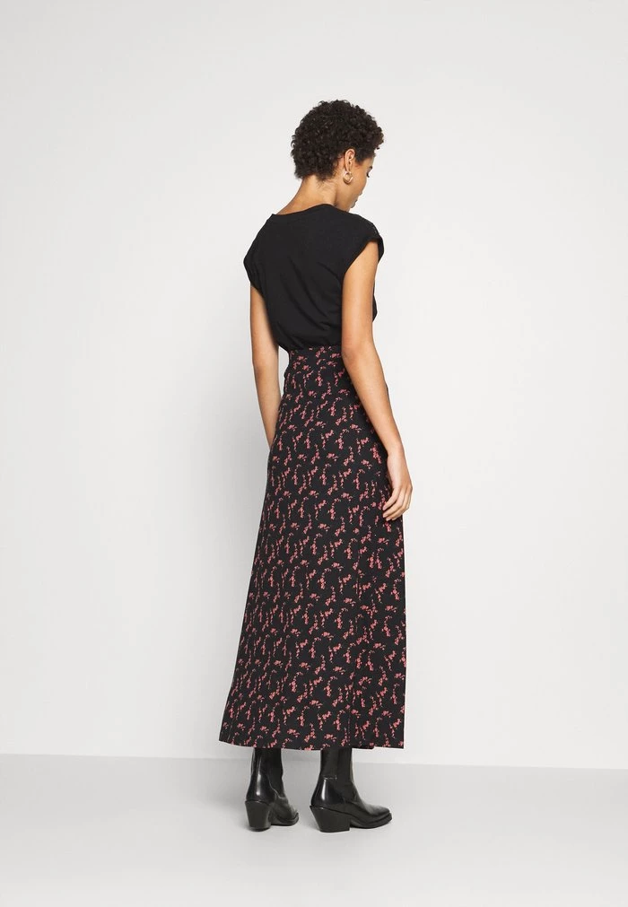 Buy ✨ Anna Field Maxi Skirt - Black/rose 🎉 3 Buy ✨ Anna Field Maxi Skirt - Black/rose 🎉 - Image 3