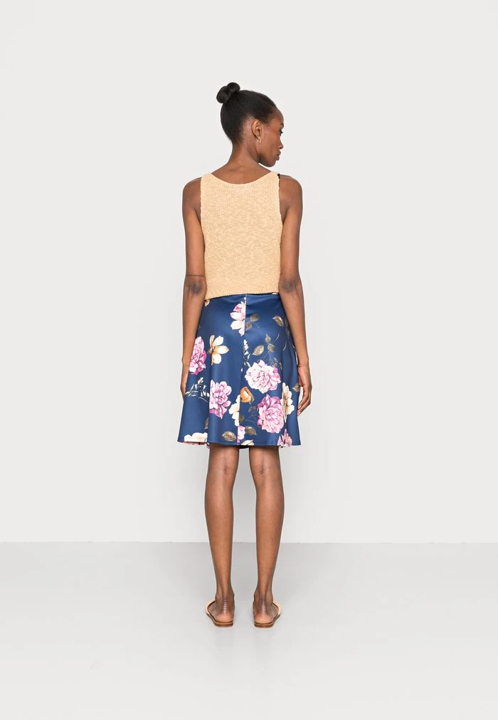 Buy 😀 Anna Field Pleated Skirt - Dark Blue 👏 3 Buy 😀 Anna Field Pleated Skirt - Dark Blue 👏 - Image 3