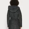 Coupon 👍 Anna Field DOUBLE BREASTED COAT WITH HOOD - Classic Coat - Mottled Dark Grey 👍 -My Luxe Wardrobe Sales Store d92a20e417314ff4bd0b57ec587d38e8