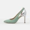 Cheapest 🤩 Anna Field LEATHER - High Heels - Mint/silver 😉 -My Luxe Wardrobe Sales Store da93b79e8a0e4f1b91511898f1dc1a6c