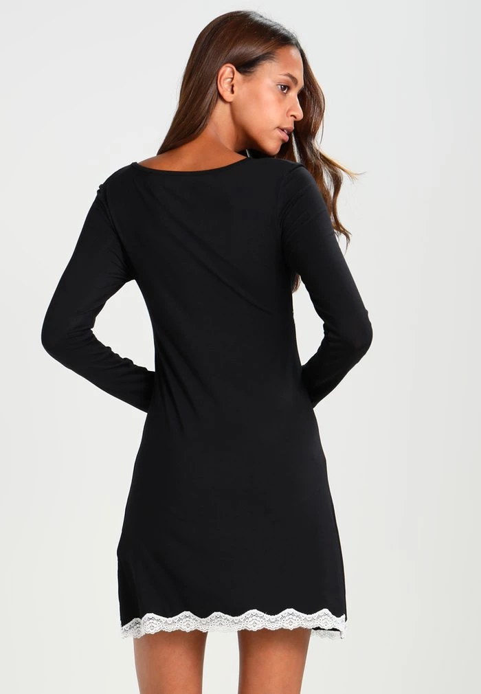 Budget π Anna Field HEIDI LONG SLEEVES VISCOSE NIGHTDRESS - Nightie - Black π€© 3 Budget π Anna Field HEIDI LONG SLEEVES VISCOSE NIGHTDRESS - Nightie - Black π€© - Image 3