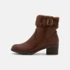 Cheap 😀 Anna Field WINTER BOOTIES - Classic Ankle Boots - Cognac 🎁