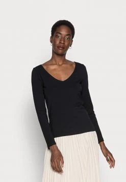 Best deal ✨ Anna Field BASIC - Long Sleeved Top - Black 😀