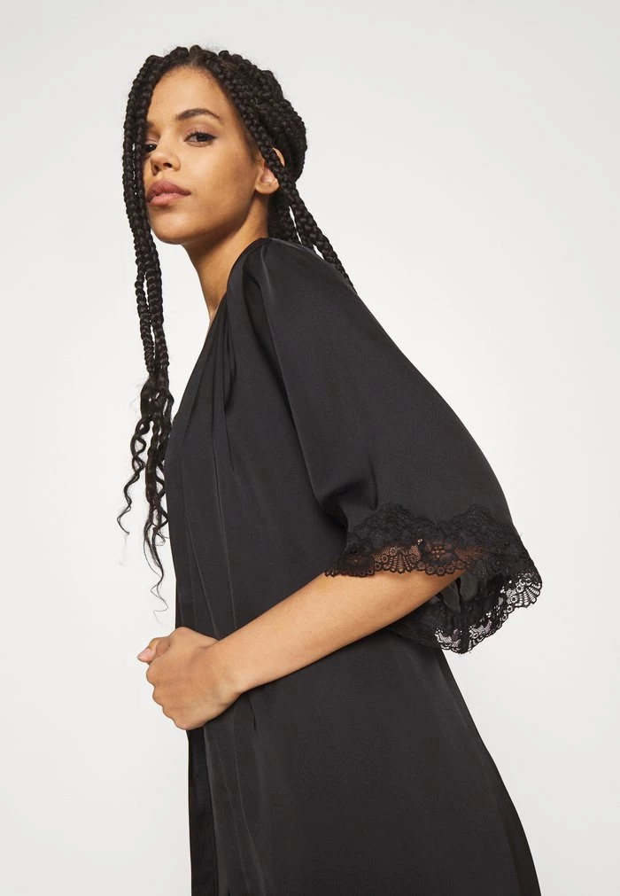 Wholesale π Anna Field ARIANA SATIN KIMONO - Dress ing Gown - Black β 4 Wholesale π Anna Field ARIANA SATIN KIMONO - Dress ing Gown - Black β - Image 4