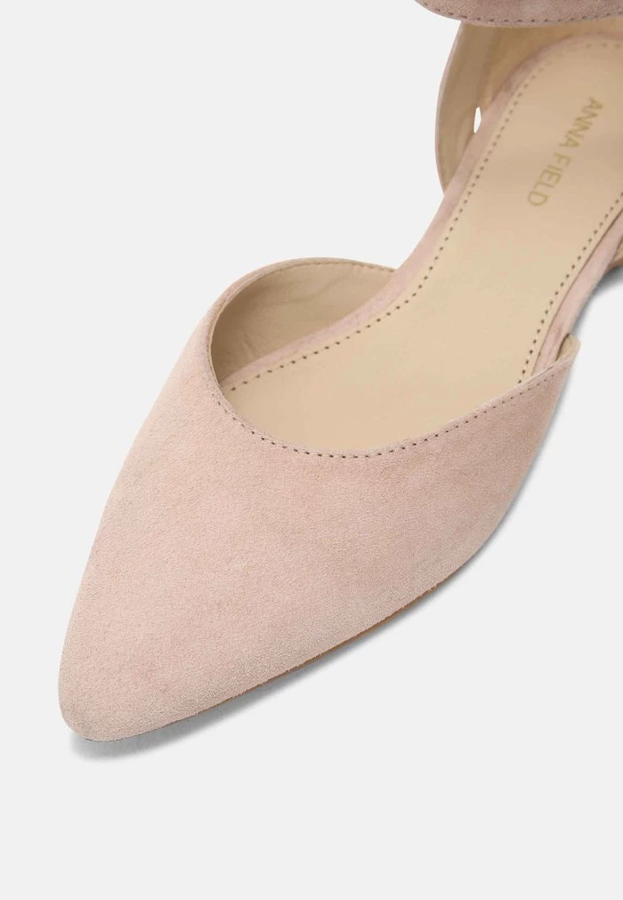 Promo ✨ Anna Field LEATHER - Ankle Strap Ballet Pumps - Beige 🤩 6 Promo ✨ Anna Field LEATHER - Ankle Strap Ballet Pumps - Beige 🤩 - Image 6