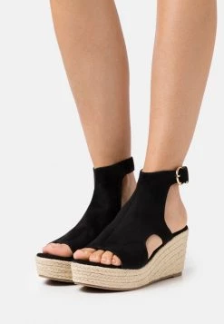 Coupon 🛒 Anna Field Platform Sandals - Black ✨