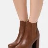 Cheap ⌛ Anna Field High Heeled Ankle Boots - Cognac 😀