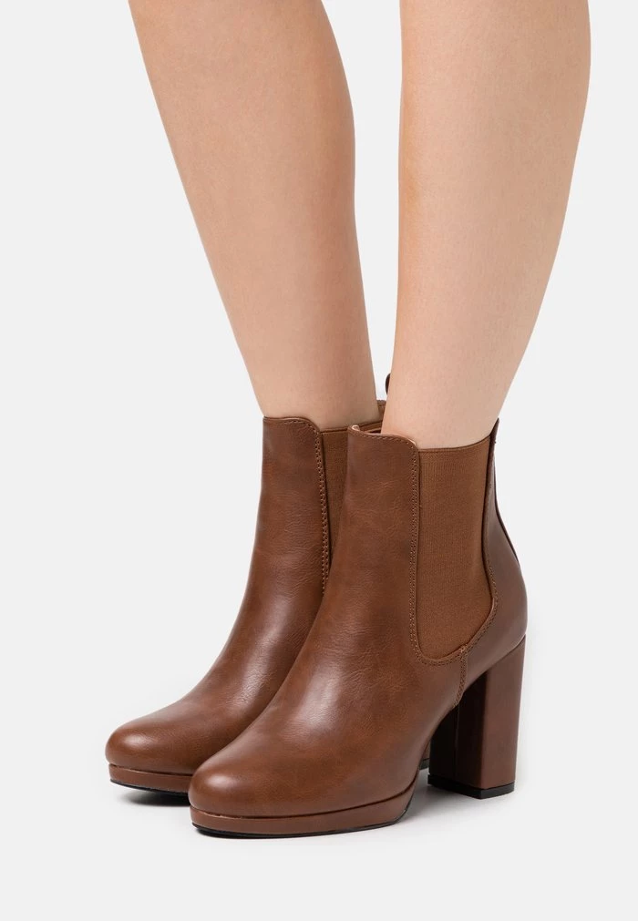 Cheap ⌛ Anna Field High Heeled Ankle Boots - Cognac 😀 1 Cheap ⌛ Anna Field High Heeled Ankle Boots - Cognac 😀