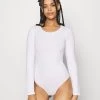 Coupon ✨ Anna Field LONG SLEEVE BODY 2 PACK - Body - White 😀 -My Luxe Wardrobe Sales Store e53211ddf16d43549004b8491a0b8162