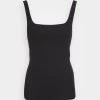 Deals ❤️ Anna Field MINIMAL TANK WITH SQUARE ROUND NECKLINE - Top - Black 💯 -My Luxe Wardrobe Sales Store e576595ecd104119b3b5ee6cdc31a87a