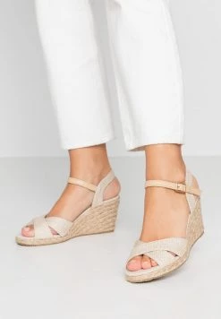 Cheap 💯 Anna Field Wedge Sandals - Beige 🎉