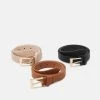 Cheapest 😀 Anna Field 3 PACK - Belt - Black/cognac/pink 👏