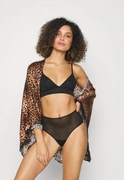 Discount โ Anna Field 5 PACK MESH THONG - Thong - Black ๐