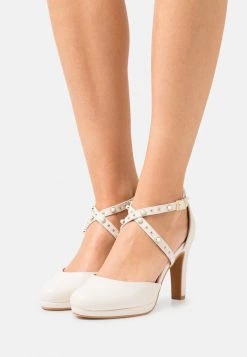 Discount 🔥 Anna Field Platform ✨ Heels - White ✔️