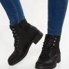 Promo 👍 Anna Field Lace-up Ankle Boots - Black 💯