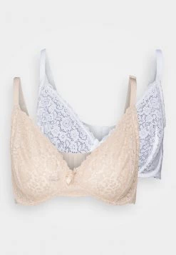 Hot Sale 👍 Anna Field 2 PACK - Underwired Bra - White/nude 🎁