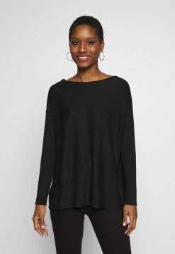 Hot Sale ⌛ Anna Field BATWING JUMPER BOATNECK - Jumper - Black 👍