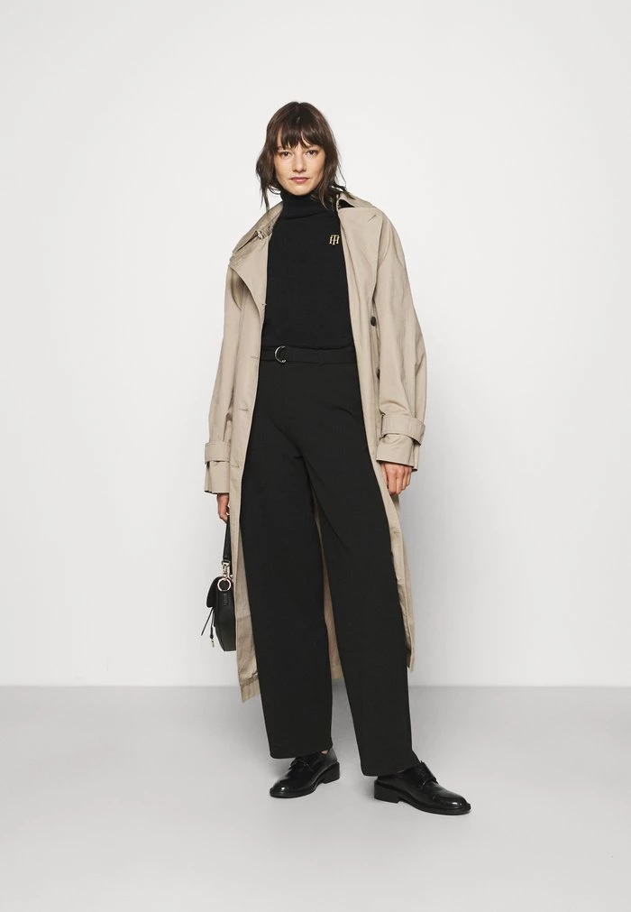 Best Pirce ❤️ Anna Field BELTED FLARED LEG PANTS - Trousers - Black 🤩 2 Best Pirce ❤️ Anna Field BELTED FLARED LEG PANTS - Trousers - Black 🤩 - Image 2