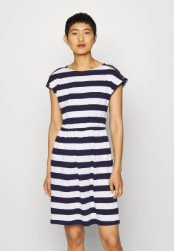 New ⌛ Anna Field Jersey Dress 🤩 - Evening Blue/white ✔️