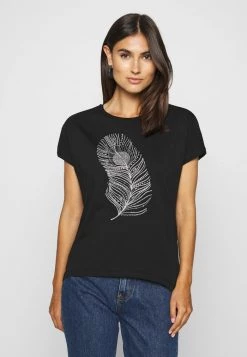 Flash Sale ⭐ Anna Field Print T-shirt - Black ✔️