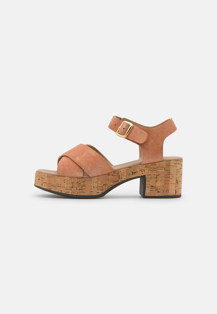 Wholesale 🔔 Anna Field LEATHER - Platform Sandals - Sand ✔️ 2 Wholesale 🔔 Anna Field LEATHER - Platform Sandals - Sand ✔️ - Image 2