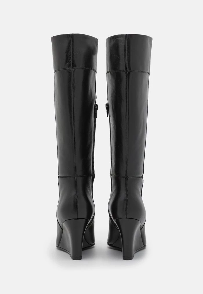 Promo π Anna Field LEATHER - Wedge Boots - Black π₯ 4 Promo π Anna Field LEATHER - Wedge Boots - Black π₯ - Image 4