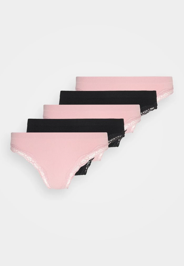 Wholesale ❤️ Anna Field 5 PACK - Thong - Black/pink ⌛ 1 Wholesale ❤️ Anna Field 5 PACK - Thong - Black/pink ⌛