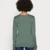 Best Pirce ❤️ Anna Field OPEN V NECK JUMPER - Jumper - Green 🥰 -My Luxe Wardrobe Sales Store f3e3af20323746c8999261635e0259ea