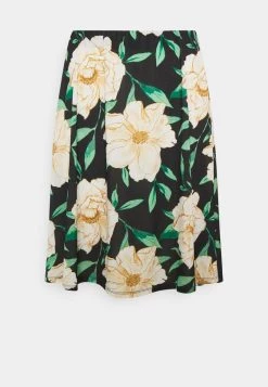 Budget 🌟 Anna Field A-line Skirt - Black/multi-coloured ✔️