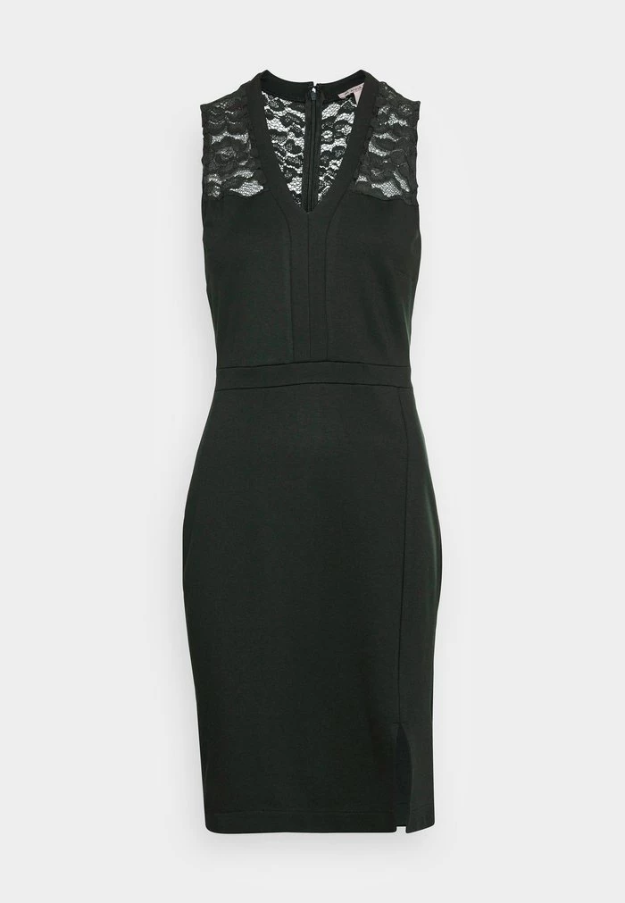 Outlet 🌟 Anna Field LACE INSERT SLEEVELESS FRONT SLIT DRESS - Jersey DRESS 🤩 - Dark Green ❤️ 4 Outlet 🌟 Anna Field LACE INSERT SLEEVELESS FRONT SLIT DRESS - Jersey DRESS 🤩 - Dark Green ❤️ - Image 4