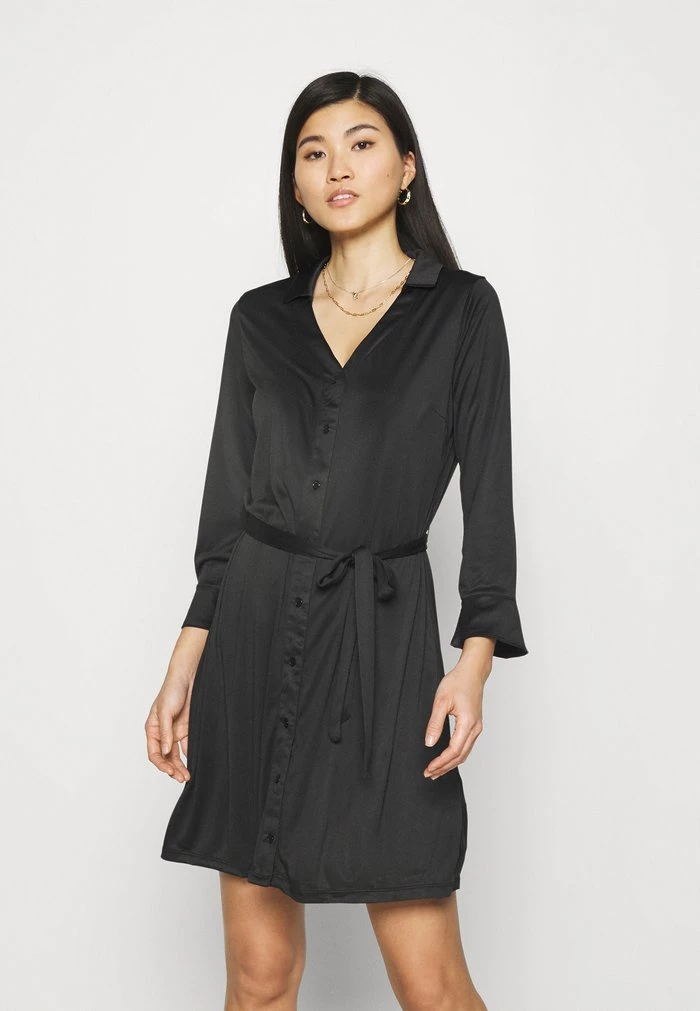 Hot Sale 🎁 Anna Field Shirt Dress - Black ⌛ 1 Hot Sale 🎁 Anna Field Shirt Dress - Black ⌛