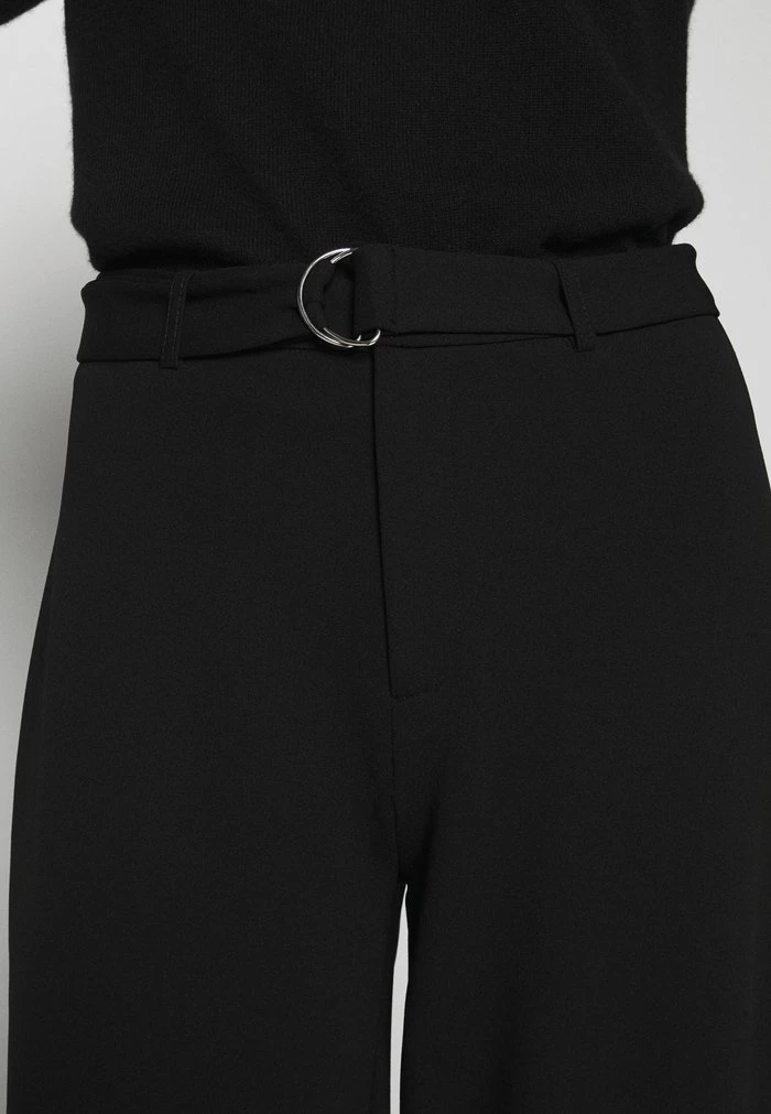 Best Pirce ❤️ Anna Field BELTED FLARED LEG PANTS - Trousers - Black 🤩 4 Best Pirce ❤️ Anna Field BELTED FLARED LEG PANTS - Trousers - Black 🤩 - Image 4