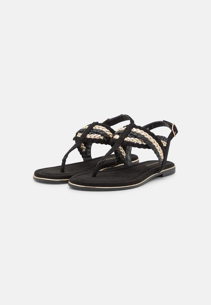 Best deal ❤️ Anna Field T-bar Sandals - Black/gold ❤️ 3 Best deal ❤️ Anna Field T-bar Sandals - Black/gold ❤️ - Image 3