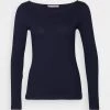 Promo ❤️ Anna Field 2 PACK - Long Sleeved Top - White/navy 🛒 -My Luxe Wardrobe Sales Store fa48a4fe7e7d4432b1ffd32187b9a4ce