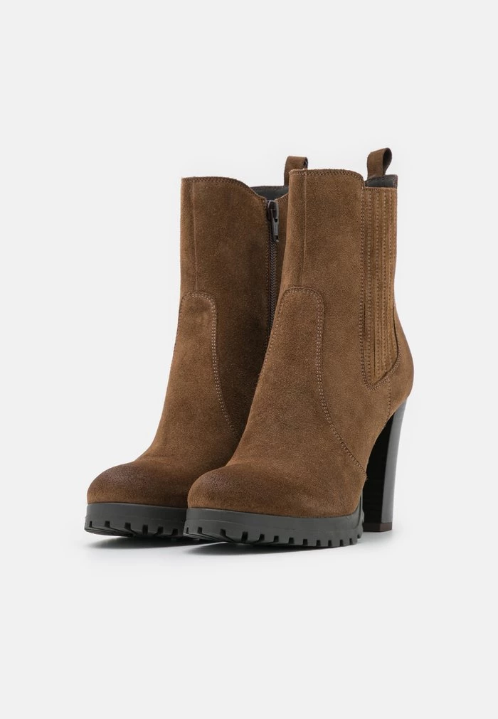 Outlet π₯ Anna Field LEATHER - High Heeled Ankle Boots - Cognac π 3 Outlet π₯ Anna Field LEATHER - High Heeled Ankle Boots - Cognac π - Image 3