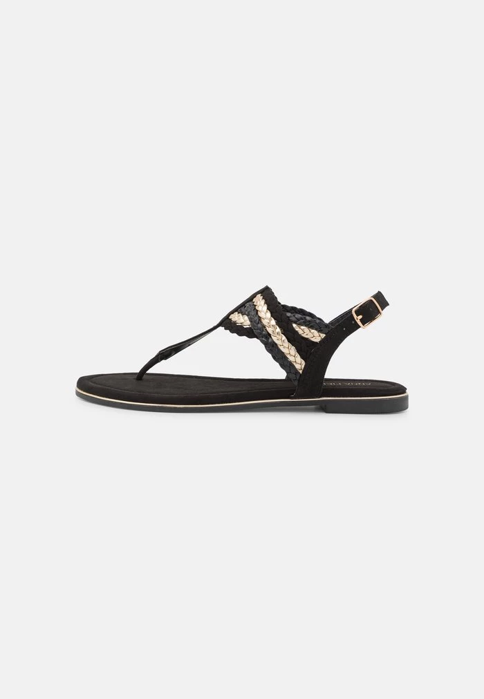 Best deal ❤️ Anna Field T-bar Sandals - Black/gold ❤️ 2 Best deal ❤️ Anna Field T-bar Sandals - Black/gold ❤️ - Image 2