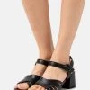 New 🔥 Anna Field LEATHER - Sandals - Black 💯