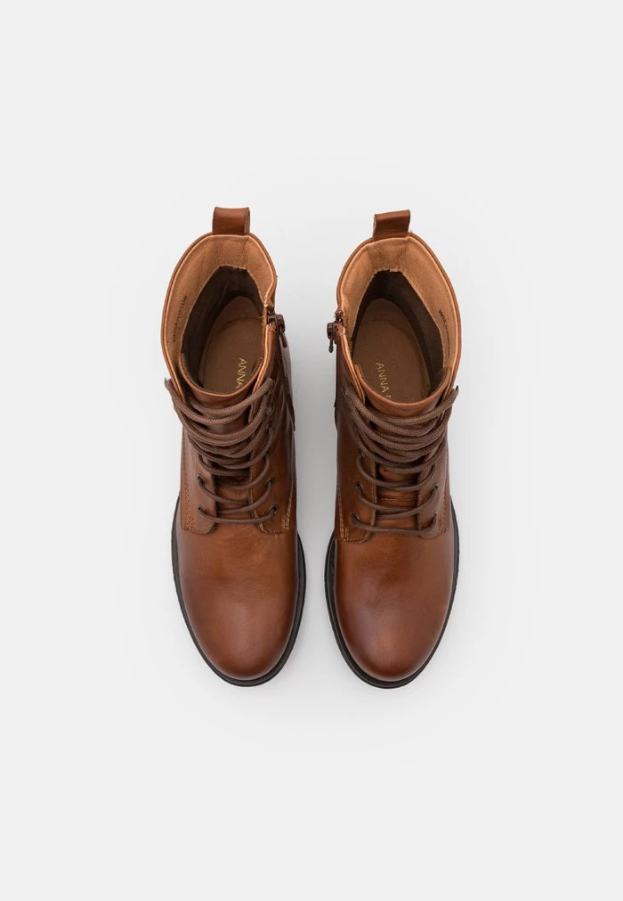 Discount π― Anna Field LEATHER - Lace-up Ankle Boots - Cognac π 6 Discount π― Anna Field LEATHER - Lace-up Ankle Boots - Cognac π - Image 6