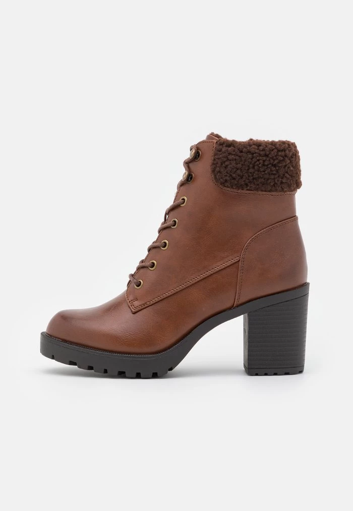 Budget 👍 Anna Field Platform Ankle Boots - Cognac 🔥 2 Budget 👍 Anna Field Platform Ankle Boots - Cognac 🔥 - Image 2